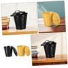 jojofuny 2pcs Small Desktop Garbage Can with Lid Cute Multifunctional