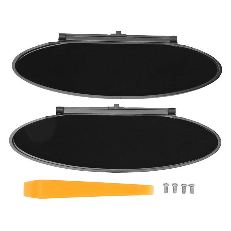 2Pcs Sun Visor Mirror Cover 99670142102 Sunvisor Lid Cover Replacement