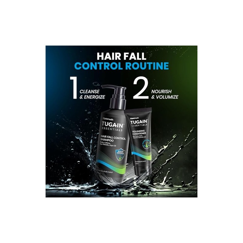 Hair Fall Control Shampoo | with Biotin, Caffeine and Argan