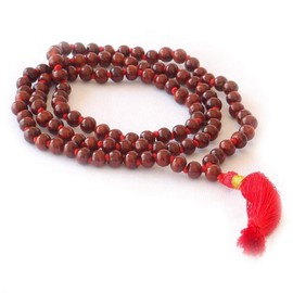 SoulGenie HealthAndYoga™ NatureSooth Mala Beads - Rose Wood