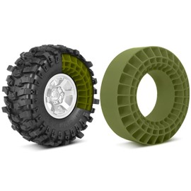 OGRC Silicone Rubber Tire Inserts Foam Fit 1.9 Wheel Tires 1/10 Crawler Accessories (Green)