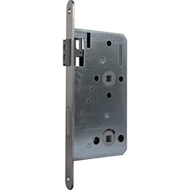 KFV Magnetic Latch WC 78 mm Door Fitting Mortise Lock Magnetic DM 55 Round Stainless Steel