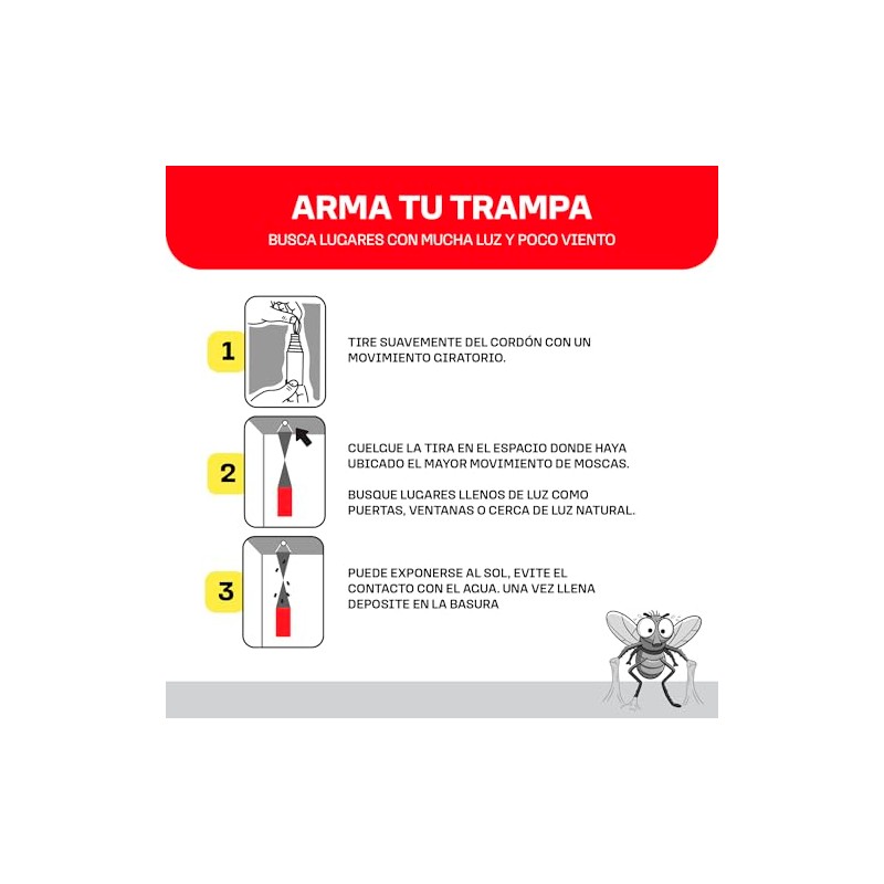 KILLMAX Trampas de pegamento para Moscas e Insectos Voladores, Olor