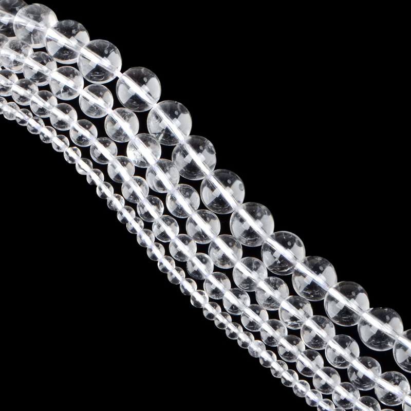 AD Beads Smooth Natural Gemstone Round Loose Beads 15" 4mm