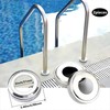 Pool Ladder Escutcheon Plates, Cover Plates & Trim Rings for