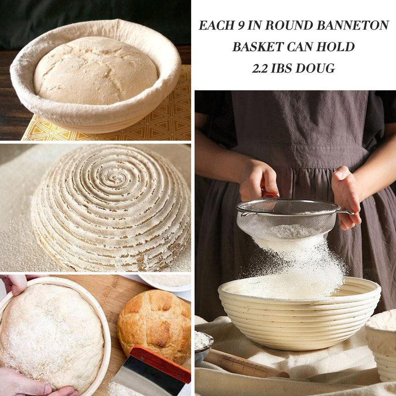 Bread Proofing Basket, Banneton Basket Sourdough Proofing Baskets, Proofing Bowls