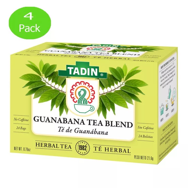 TADIN GUANABANA TEA 24 BAGS pack of 4