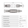 Slocable Solar Fuse Holder Connection, 10 A IP68 Waterproof 1000