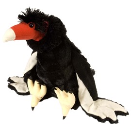 Wild Republic Turkey Vulture Plush, Stuffed Animal, Plush Toy, Gifts for Kids, Cuddlekins 12 Inches , Black
