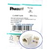 Panduit GENIUNE Panduit CJ688TGIW Cat6 Mini-Com Jack Module, Off-White ~STSI