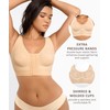 FeelinGirl Post Surgery Compression Bra Front Closure Bra Wirefree Mastectomy