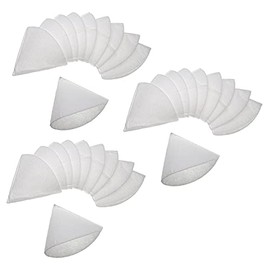 vhbw 30 x Cone Filter Replacement for Zehnder 990320032 for Ventilation System - Exhaust Filter G4, DN 125 White