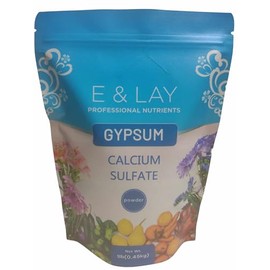 E & LAY PROFESSIONAL NUTRIENTS Gypsum Powder Calcium Sulfate (5lb)