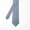 Lunarable Men's Tie, Flying Bumblebees and Clouds, 3.7", Blue Yellow