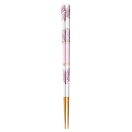 Ishida 13185 Dolce Fiore Dishwasher-safe Chopsticks 9.1 inches (23 cm), Violet