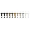 Ivilon Ceiling or Wall Mount Curtain Rod Brackets Holders for