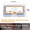 VIGRUE Pack of 305 Device Screws for Switch Boxes, Socket
