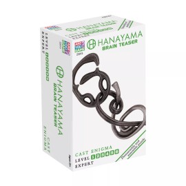 AreYouGame.com New - AreYouGame.com Hanayama Level 6 Cast Puzzle - Enigma - Ages 12+ | 1 player