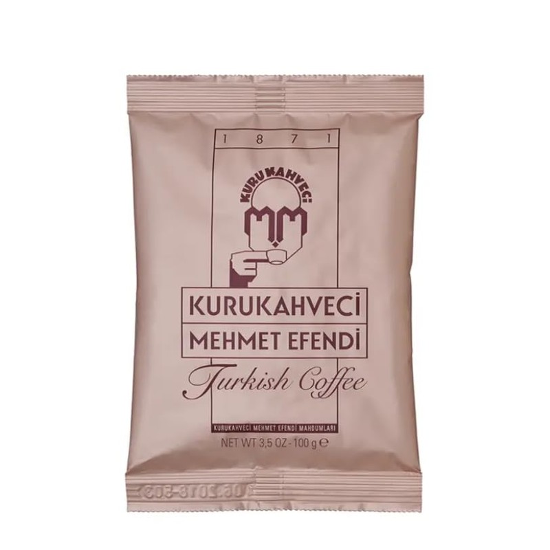 KURUKAHVECI MEHMET EFENDI Turkish Coffee, Arabica Beans, Roasted Ground,Rich Aroma,