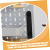 Operitacx 2 Stück Desktop Ständerhalter Peg Board Ständer Pegboard Weiß