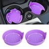 Amooca - Posavasos universales antideslizantes para coche, accesorios interiores de