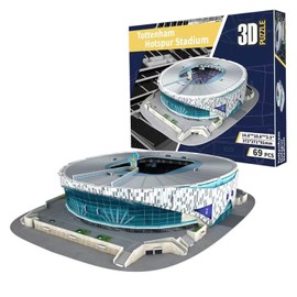 Georgie Porgy 3D Football Stadium Puzzle Toy DIY Building Model Kits Construction Sets (White Hart Lane Stadium 69 Pieces)
