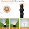 Magik 4~8Pc Multifunction Adjustable Sprinkler 360° Rotation Auto Irrigation System