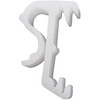 HomeAmore - Window Blinds 1" Valance Clip White (9)