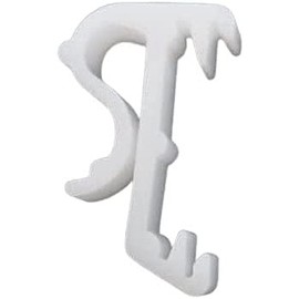 HomeAmore - Window Blinds 1" Valance Clip White (9)