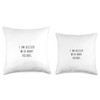 Statement Blend I am Blessed with Many Friends Throw Pillow,
