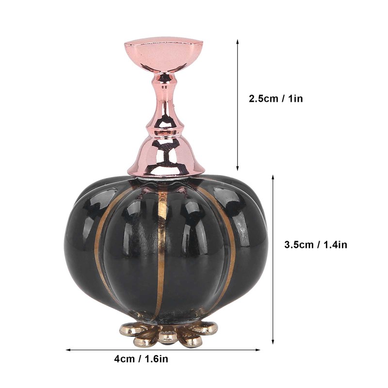 False Nail Art Stand Holder Showing Shelf Pumpkin Base False
