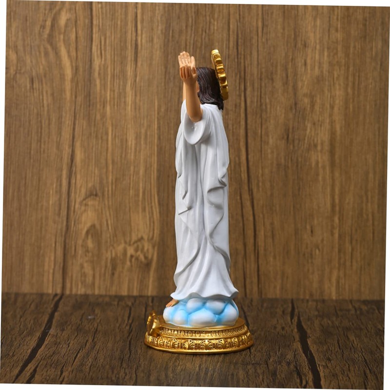 Tofficu Easter Jesus Adornment Statue of Jesus Rebirth Holy Child