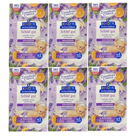 Dresdner Essenz Children's Bubble Bath Sleep Well 6 x 40 ml Pack of 6
