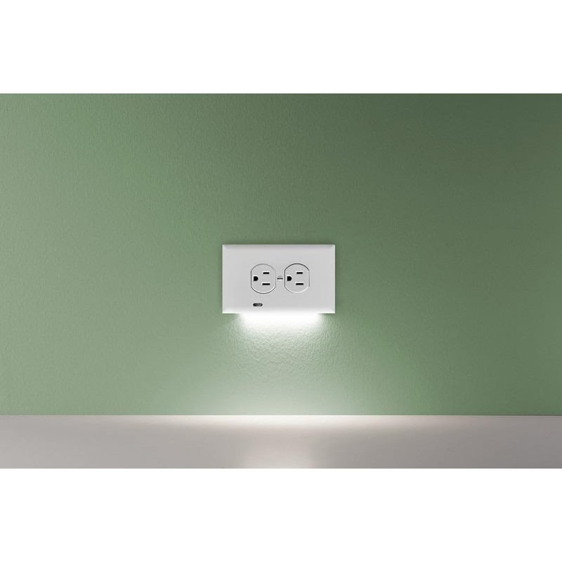SnapPower GuideLight Plus - LED Bright/Dim/Off Light Sensor Night Light
