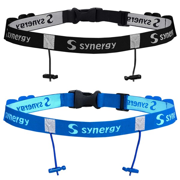 Synergy Running/Triathlon Race Day Number Belt Combo Pack