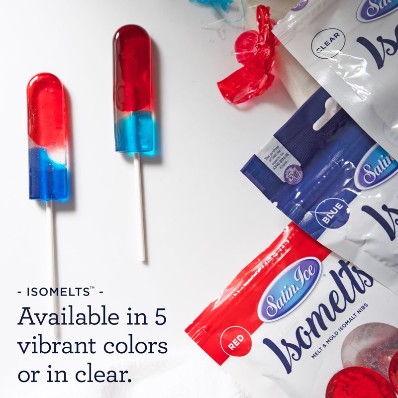 Satin Ice Isomelts, Yellow, 7 Ounce Pouch - Melt and