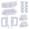 KISKIZ Retractable Extra Wide Baby & Dog Gate Kit -