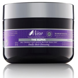 The Mane Choice The Alpha Doesn't Get Much "Butter" Than This Nourishing, Moisturizing Daily Hair Dressing, Supports Natural Hair Growth & Retention, 8 oz