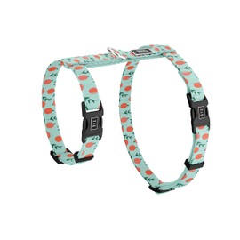 Tella & Stella-Cat Harness with Sturdy 4 Point Buckle for Safety-Adjustable to 7" to 12" for The Neck & 10" to 17" for Chest- Light & Soft for The Confort of Your Cat. (Peach)