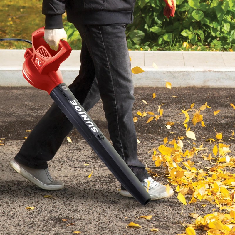 Sun Joe All-Purpose Electric Leaf Blower, 6-Amp Motor, 155 MPH,