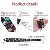 Amabro Pack of 3 lanyard for hanging, planet key chain,