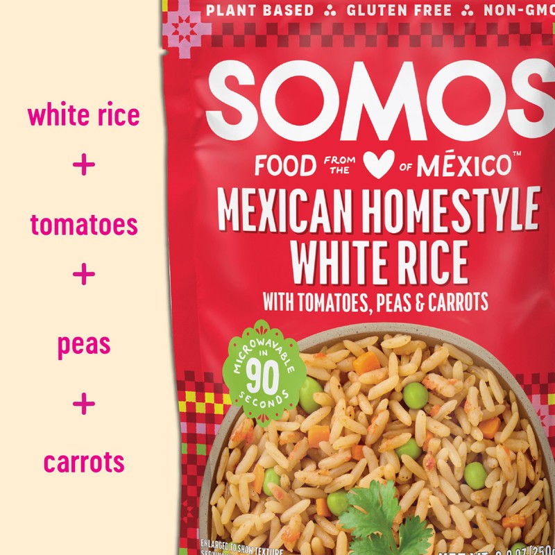 SOMOS Mexican Homestyle White Rice | Gluten Free, Non-GMO, Vegan