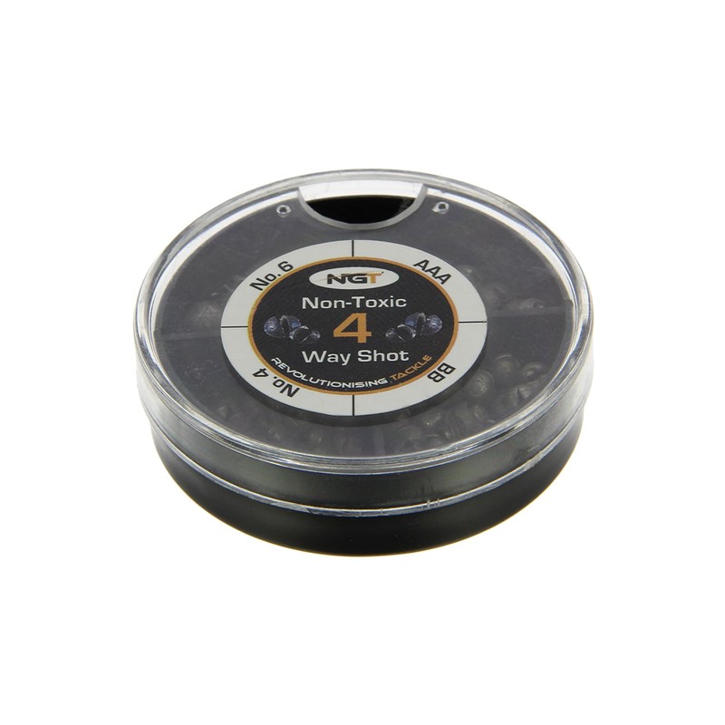 NGT 4 Way Dispenser - Non Toxic Fishing Split Shot