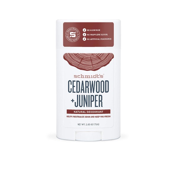 Schmidt's Deodorant Stick Cedarwood + Juniper (1 x 75 g)