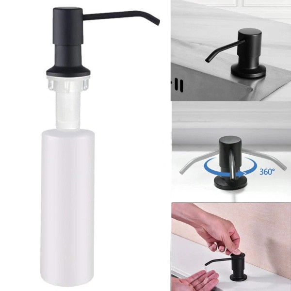 Unbranded Soap Dispenser for Kitchen Sink Stainless Steel Built in