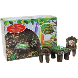 PMS 956347 Secret Fairy Garden Bench & Chairs | 3pcs. | 1 Box Accessory, Multicoloured