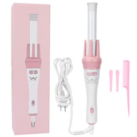 Betued Professional Ceramic Curling Iron, Automatic 360 Rotating, All Hair Types, US Size