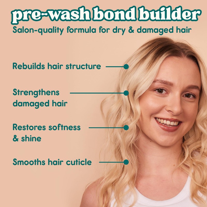 Nature Spell Bond Repair Builder Pre-Shampoo Treatment, Vegan, 300ml