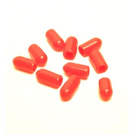 Racers Edge 1002R Red Antenna Caps (10) RCE1002R