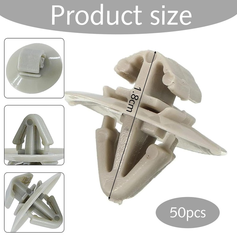50Pcs Side Door Moulding Panel Trim Clips Trafic Side Door